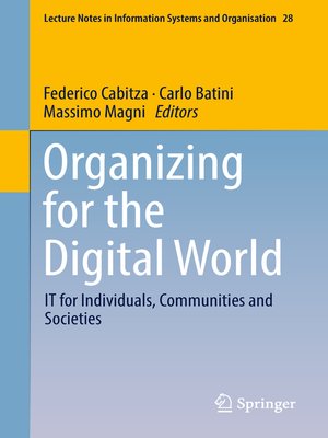 cover image of Organizing for the Digital World